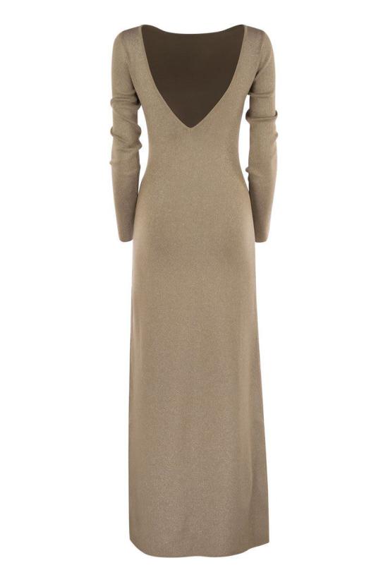 25FW 막스마라 롱 원피스 2521326027600 001 Beige - MAX MARA
