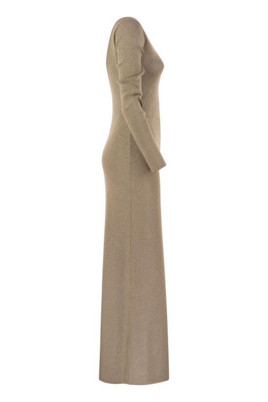 25FW 막스마라 롱 원피스 2521326027600 001 Beige - MAX MARA
