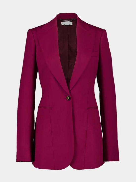 25FW 스텔라 맥카트니 수트 자켓 6501483CU703 6105 Jazzberry