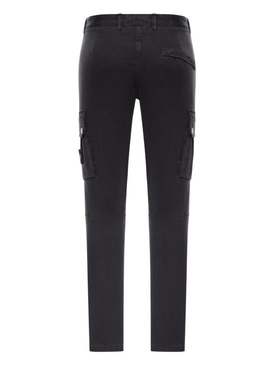 25FW 스톤 아일랜드 슬림 핏 카고 팬츠 K2S153100034S00L1 V0129 Black - STONE ISLAND