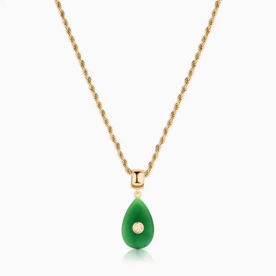  탯치 목걸이/팬던트 태치 바르도 눈물방울 참 - THATCH