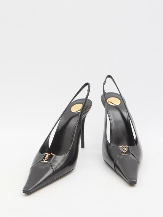 25FW 생로랑 뮬/슬리퍼 806685 BLACK - SAINT LAURENT