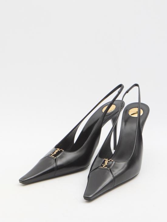 25FW 생로랑 뮬/슬리퍼 806685 BLACK - SAINT LAURENT