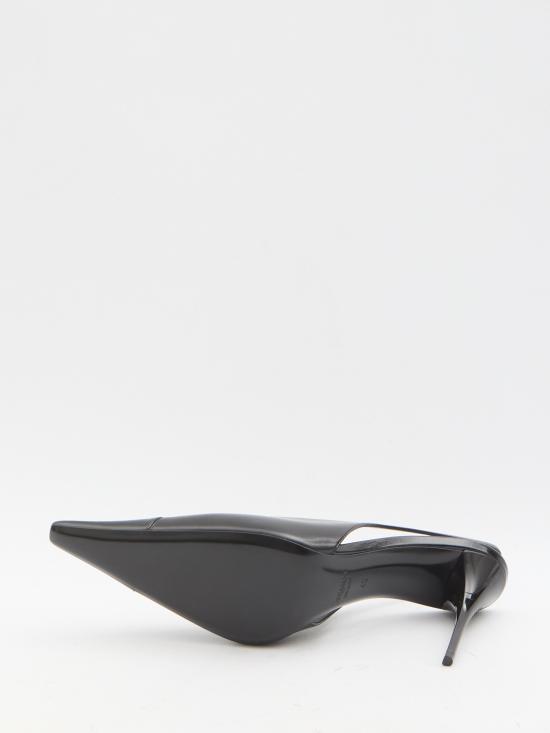 25FW 생로랑 뮬/슬리퍼 806685 BLACK - SAINT LAURENT