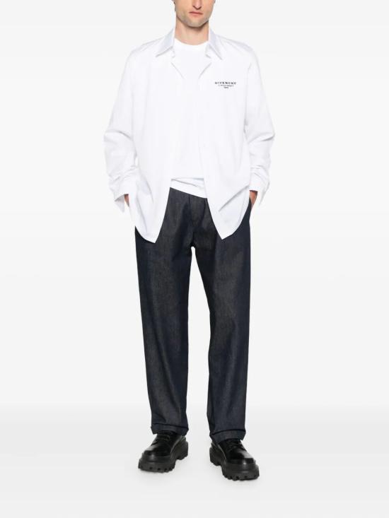 25FW 지방시 긴팔 셔츠 BM616M14M6 100 WHITE - GIVENCHY