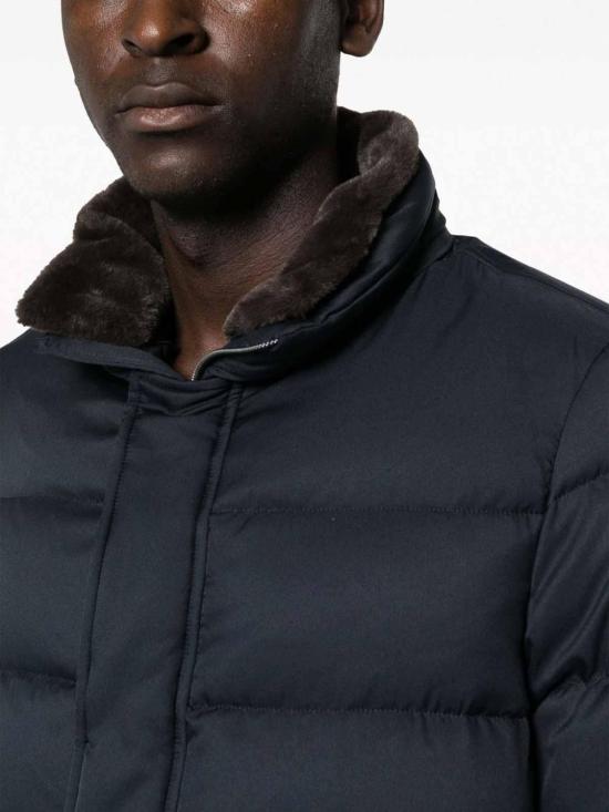 25FW 에르노 아렌델레 포 퍼 봄버 다운 자켓 PI001019U12414Z9200 Blue - HERNO