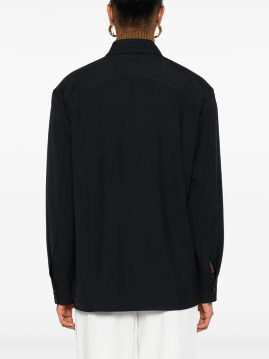  보테가베네타 블라우스 707895V4XP04246 Blue - BOTTEGA VENETA