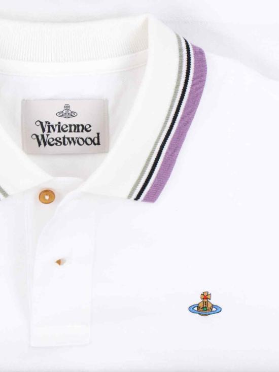25FW 비비안웨스트우드 반팔 티셔츠 1H010003 J0009 A401 White - VIVIENNE WESTWOOD