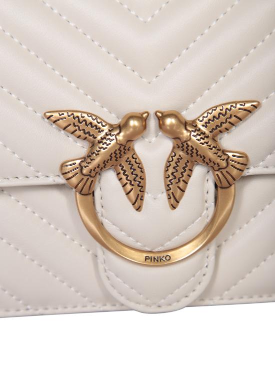 26FW 핑코 크로스백 100074 A0GK Z14Q White - PINKO