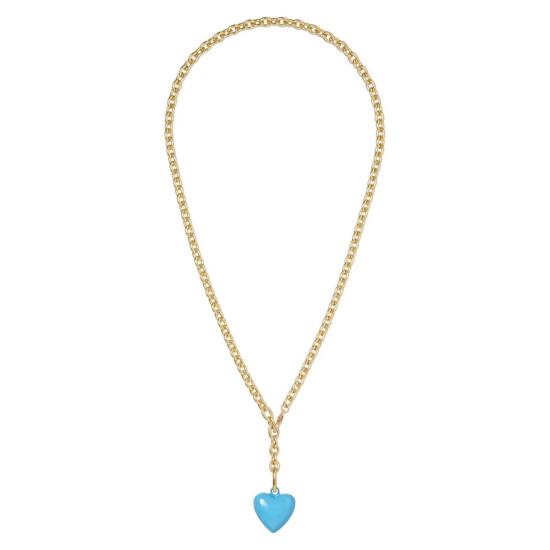  록산느 애슐린 목걸이/팬던트 록샌 애슐린 미니 퍼피 하트 목걸이 라이트 터키석