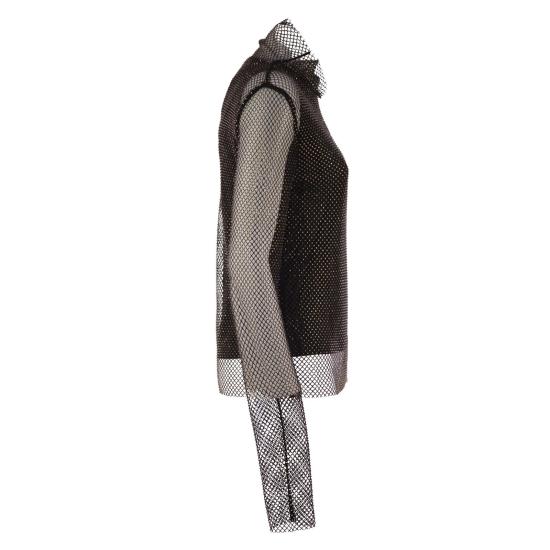 25FW 스포트막스 긴팔 티셔츠 2522946061600 BLACK - SPORTMAX