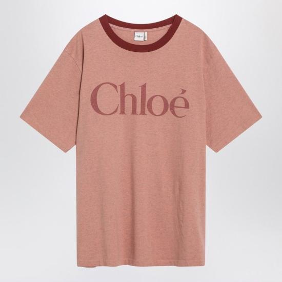 25FW 끌로에 반팔 티셔츠 CH25AJH20173 6B1 PINK