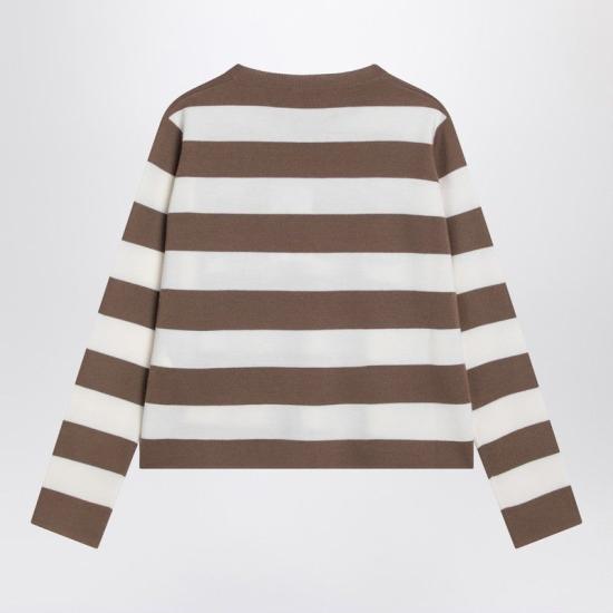 25FW 막스마라 긴팔 티셔츠 VITERBOWO 009 BROWN - MAX MARA