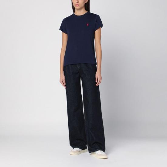 25FW 폴로 랄프로렌 반팔 티셔츠 211898698006CO CN BLUE - POLO RALPH LAUREN