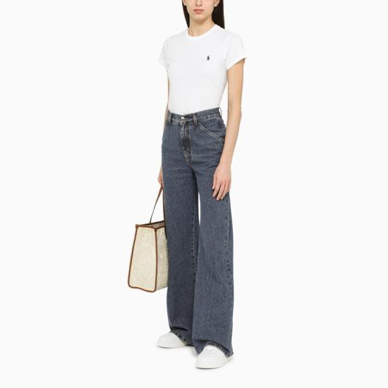 25FW 폴로 랄프로렌 반팔 티셔츠 211898698005CO WHT WHITE - POLO RALPH LAUREN