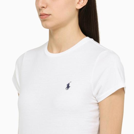 25FW 폴로 랄프로렌 반팔 티셔츠 211898698005CO WHT WHITE - POLO RALPH LAUREN