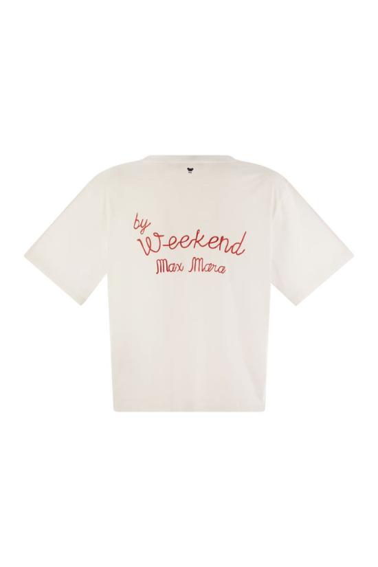 25FW 위켄드막스마라 반팔 티셔츠 2525976051600 003 WHITE - WEEKEND MAX MARA