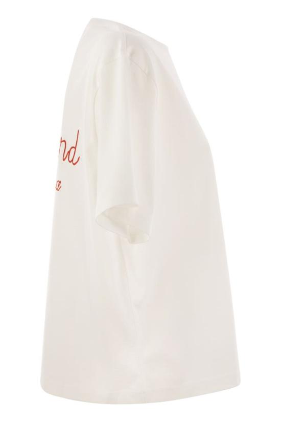 25FW 위켄드막스마라 반팔 티셔츠 2525976051600 003 WHITE - WEEKEND MAX MARA