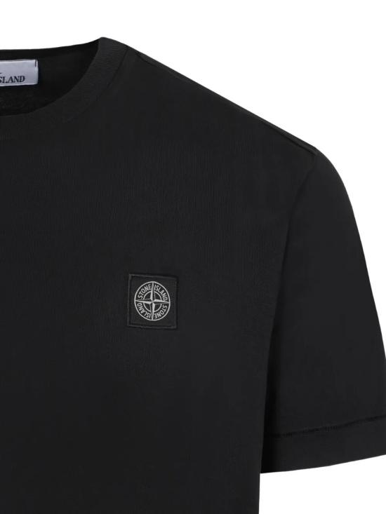 25FW 스톤 아일랜드 반팔 티셔츠 K2S152100027S0013 V0029 BLACK - STONE ISLAND