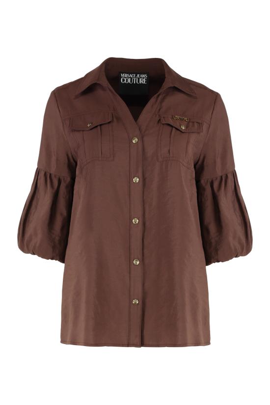 25SS 베르사체 블라우스 78HAL200N0433721 brown