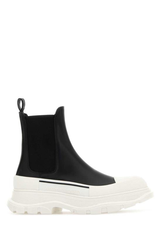 25FW 알렉산더 맥퀸 슬릭 첼시 부츠 635714WIAGY 1021 BLACK