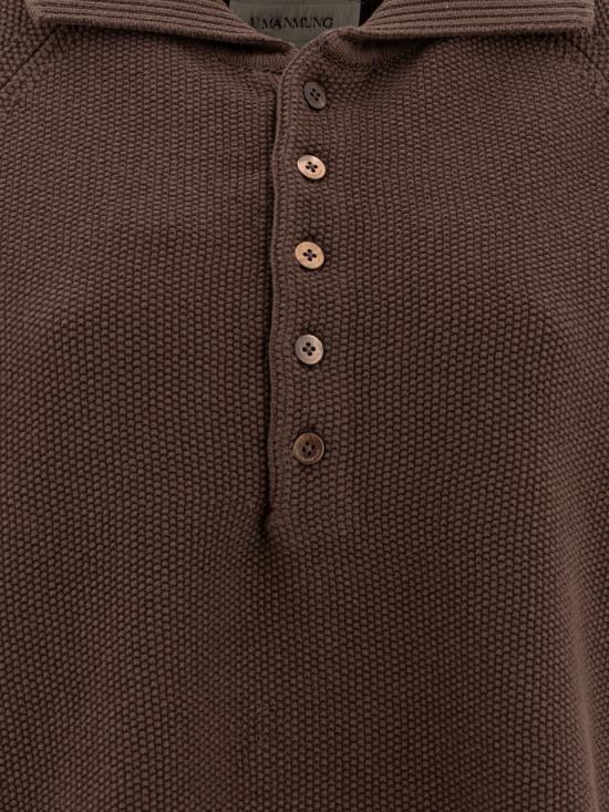 25SS 우마멍 반팔 티셔츠 UM242UPO32MUD BROWN - UMARMUNG