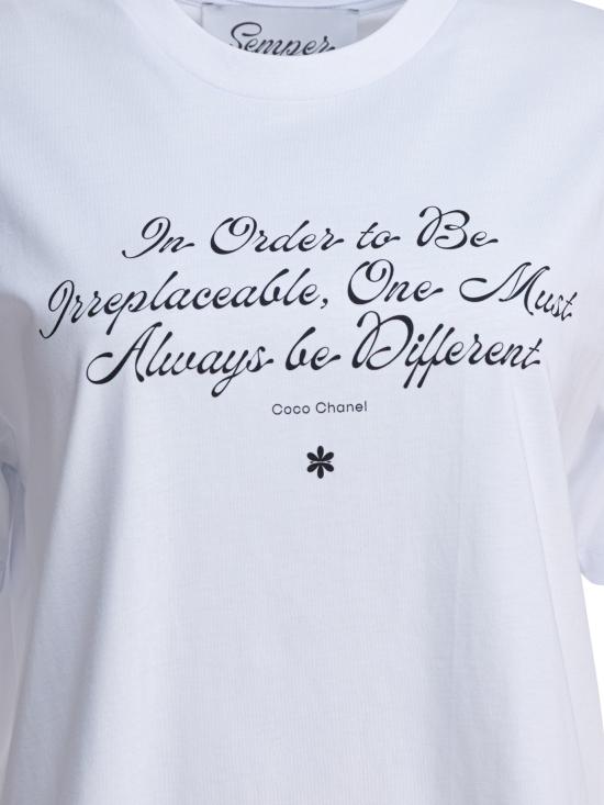 25FW 셈퍼 반팔 티셔츠 TSHIRTQUOTECOCO WHITE - SEMPER