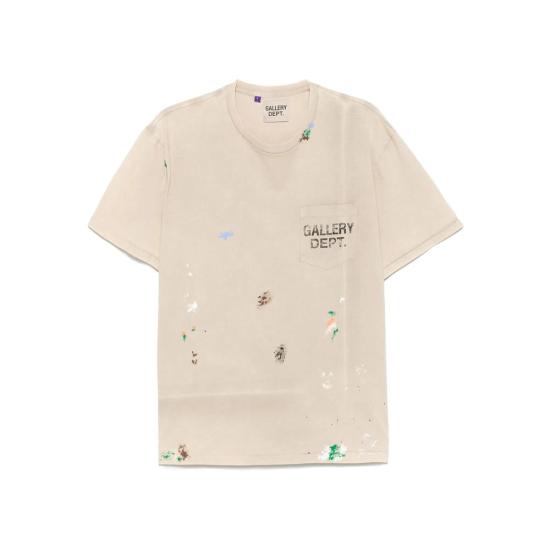  갤러리 디파트먼트 빈티지 로고 페인티드 티셔츠 VLTP1043 TAUPE DOM