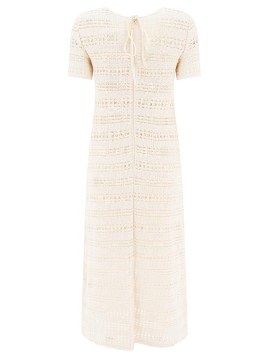 25SS 샌드베이지 미디 원피스 SBB2OP10ACIVORY WHITE - SANDBEIGE