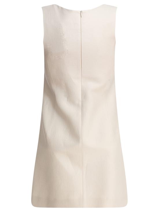 25SS 샌드베이지 미디 원피스 SBB2OP13ACIVORY WHITE - SANDBEIGE