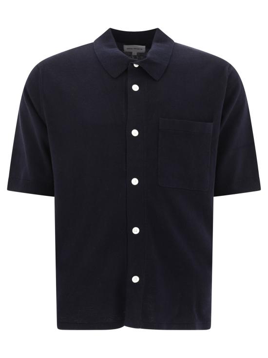 25SS 노스프로젝트 반팔 셔츠 N4505727004 BLUE