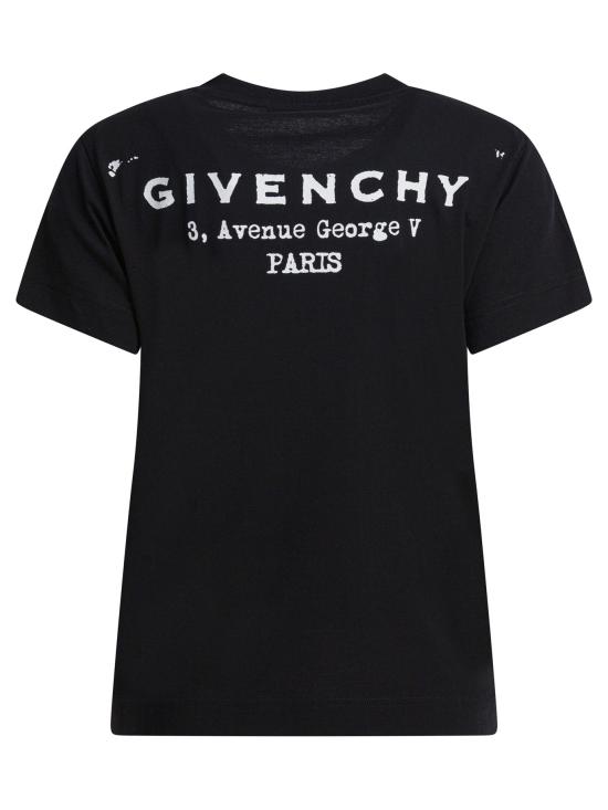 25FW 지방시 반팔 티셔츠 BW70FJP75N001 BLACK - GIVENCHY
