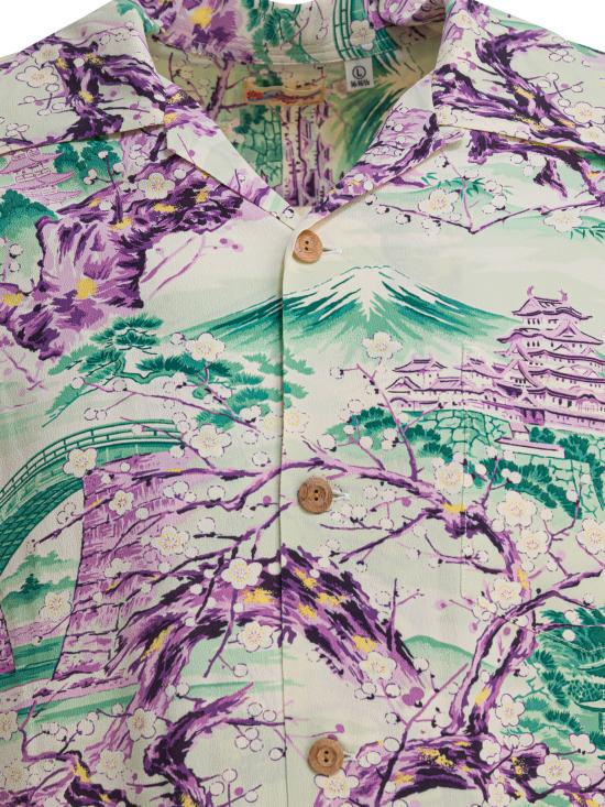 25FW 선서프 반팔 셔츠 SS39422145 GREEN - SUN SURF