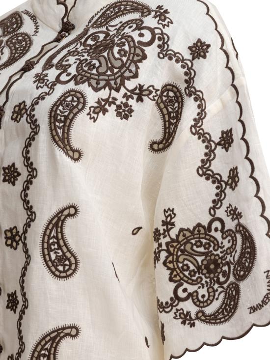 25FW 짐머만 블라우스 3287TSS253IVCH BEIGE - ZIMMERMANN