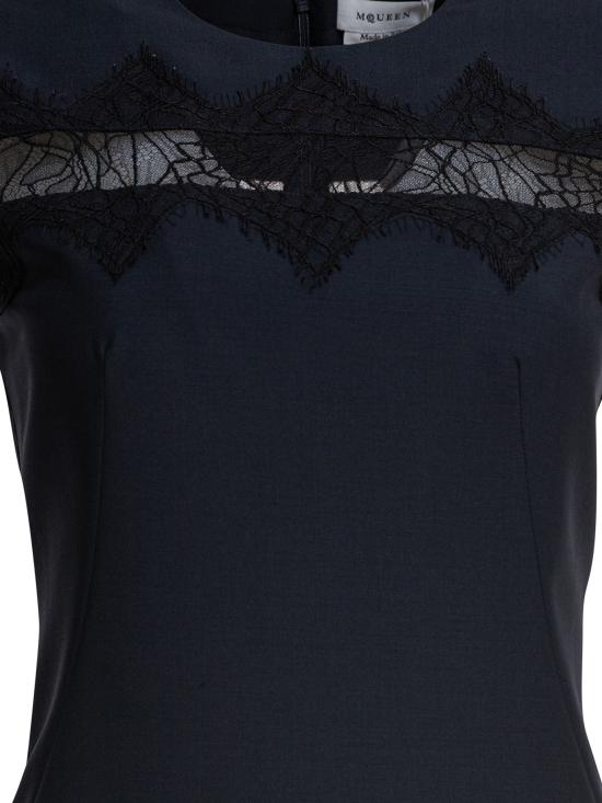 25SS 알렉산더 맥퀸 미디 원피스 830138QJAEK4100 BLUE - ALEXANDER MCQUEEN