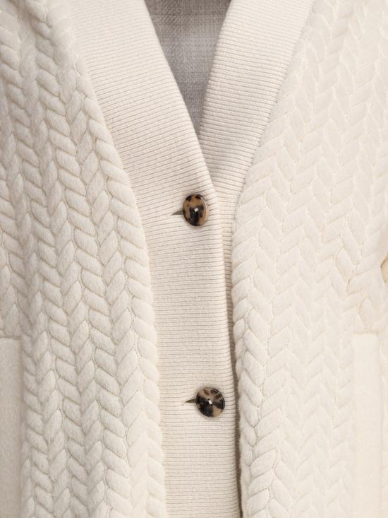 25FW 아뇨나 가디건 TH0408UZ009N02 WHITE - AGNONA