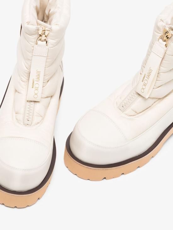25FW 지미추 부츠 KAIFLATYNPBARLEY WHITE - JIMMY CHOO