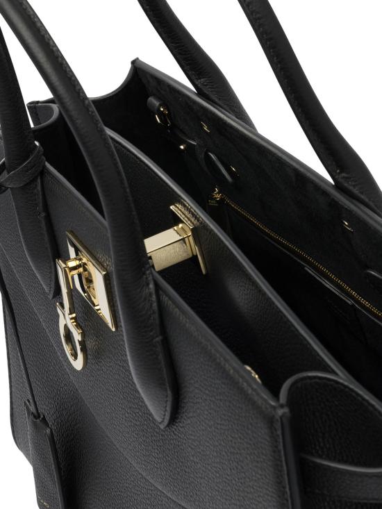 25FW 살바토레 페라가모 토트백 0785995 BLACK - SALVATORE FERRAGAMO
