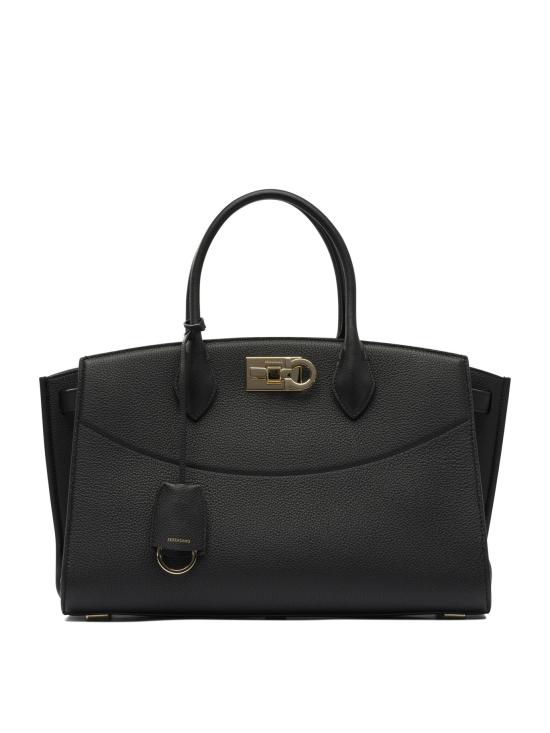 25FW 살바토레 페라가모 토트백 0785995 BLACK