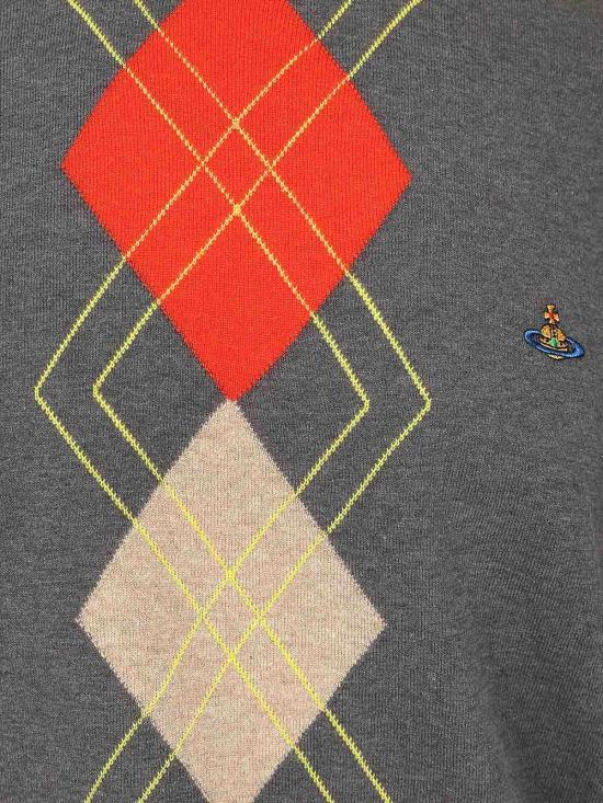 25SS 비비안웨스트우드 스웨터 2701002DY003DP410 DARK GREY DOM - VIVIENNE WESTWOOD