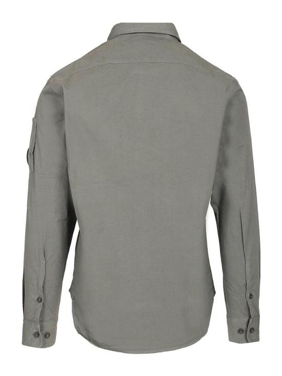 25SS 씨피 컴퍼니 긴팔 셔츠 18CMSH140A110143G935 SMOKED PEARL DOM - C.P. COMPANY