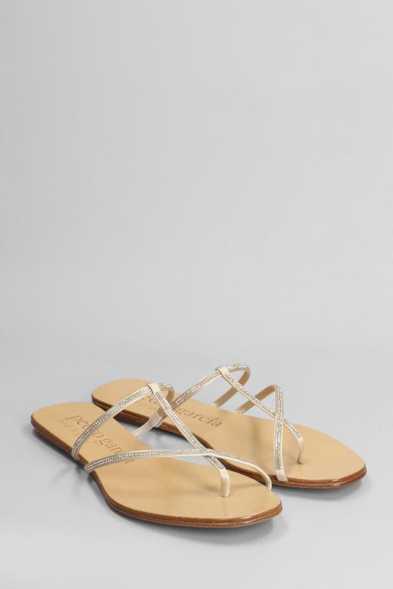 25SS 페드로 가르시아 플랫 슈즈 420854 ESTEE 02 Beige - PEDRO GARCIA