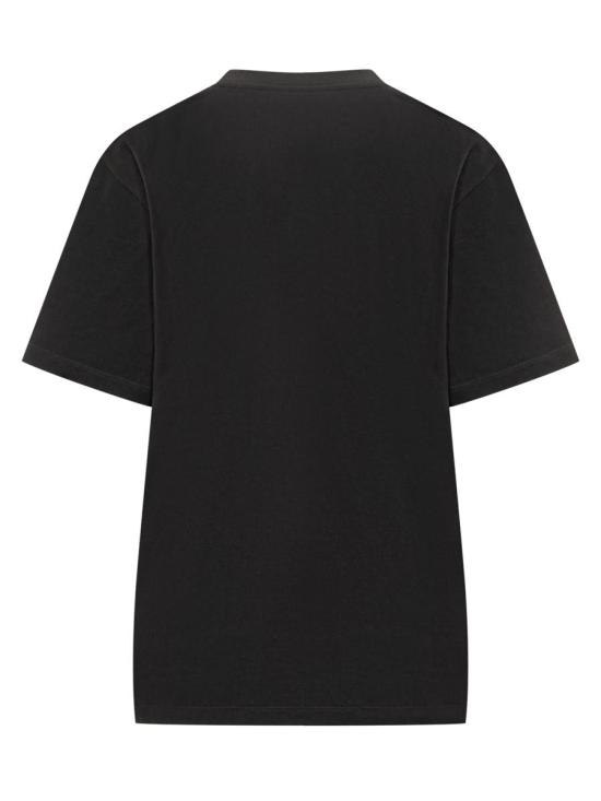 25FW 스텔라 맥카트니 반팔 티셔츠 6J01583SQA04 1000 Black - STELLA MCCARTNEY