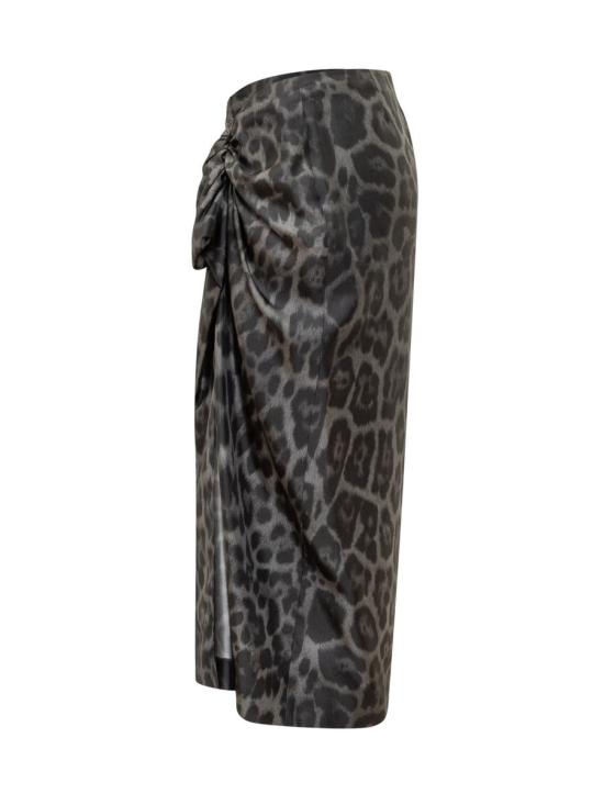 25FW 스텔라 맥카트니 미디 스커트 6301463GS225 1230 GREY - STELLA MCCARTNEY