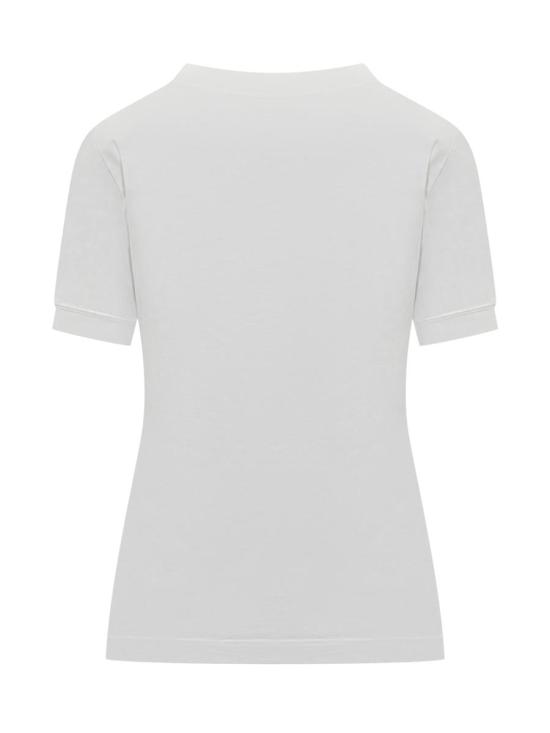 25FW 돌체앤가바나 반팔 티셔츠 F8N08ZGDC6U W0800 WHITE - DOLCE & GABBANA