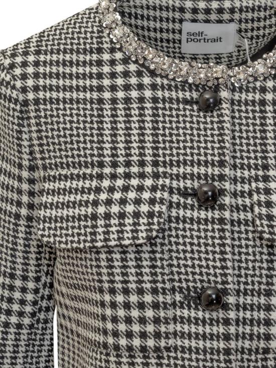 25FW 셀프 포트레이트 자켓 PF25111JBW BLACK WHITE Black - SELF PORTRAIT