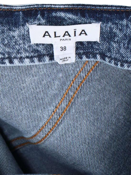 25SS 알라이아 데님 스커트 AA9J2283T535A524 BLUE - ALAIA
