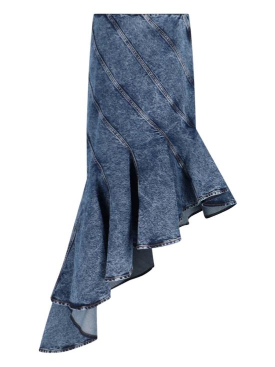 25SS 알라이아 데님 스커트 AA9J2283T535A524 BLUE - ALAIA