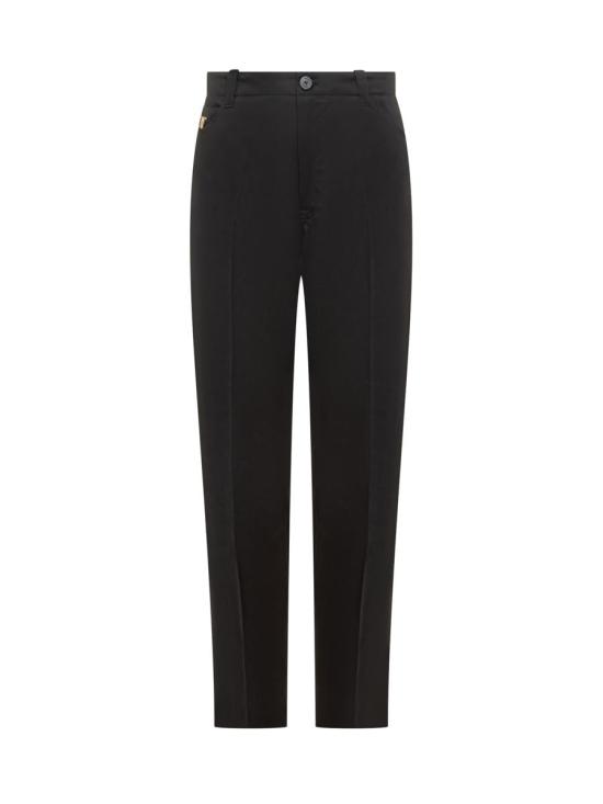 25FW 베르사체 스트레이트 팬츠 10183221A01718 1B000 Black