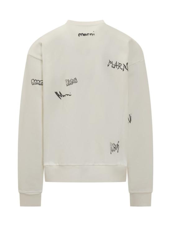 25FW 마르니 긴팔 티셔츠 FUMU0074PYUSCY35 LOW02 WHITE - MARNI